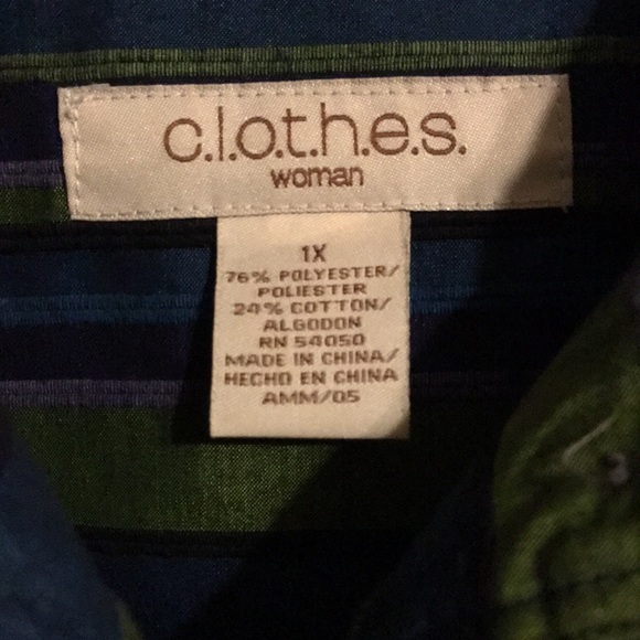 Clothes brand blazer/jacket size 1X women’s - Picture 3 of 6